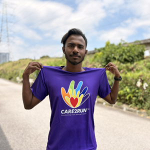 C2R - 10th Anniversary Young Athlete Shirt Front For Adults Man In Purple