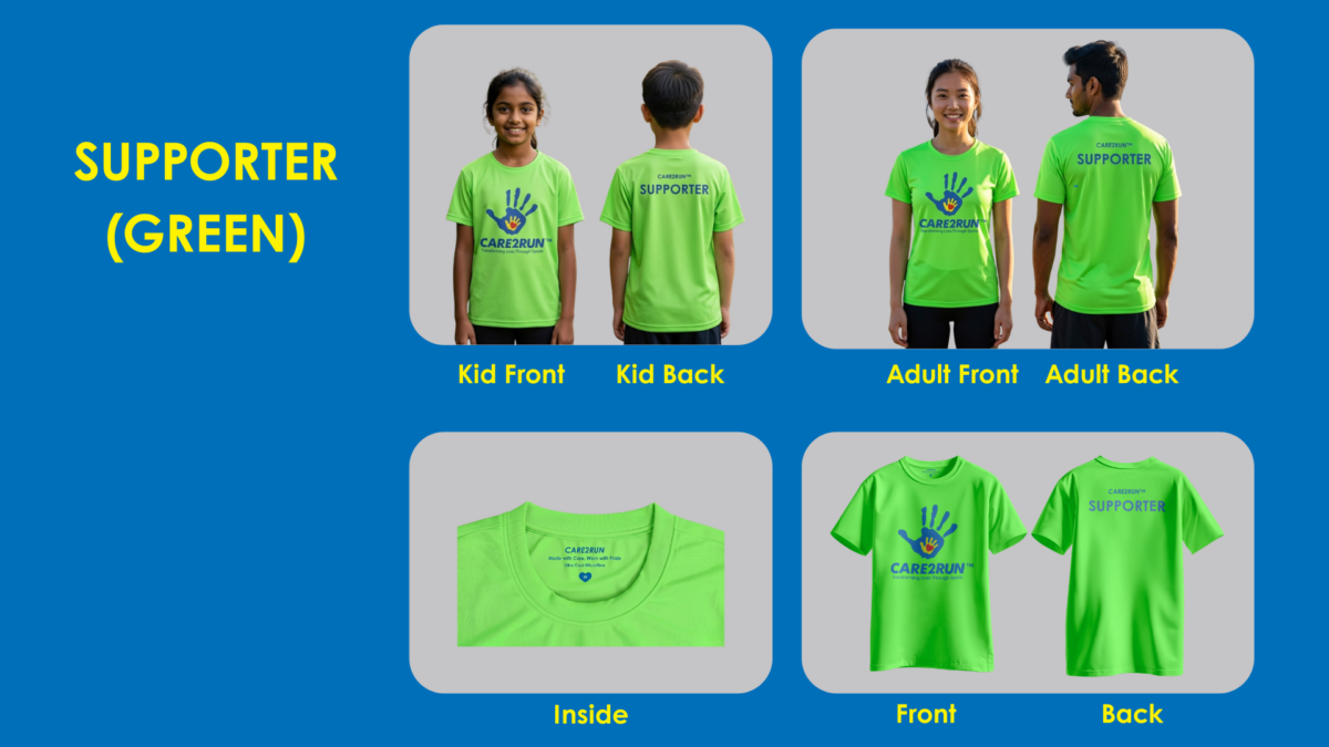 C2R - Supporter Shirt Multi Angle View In Green