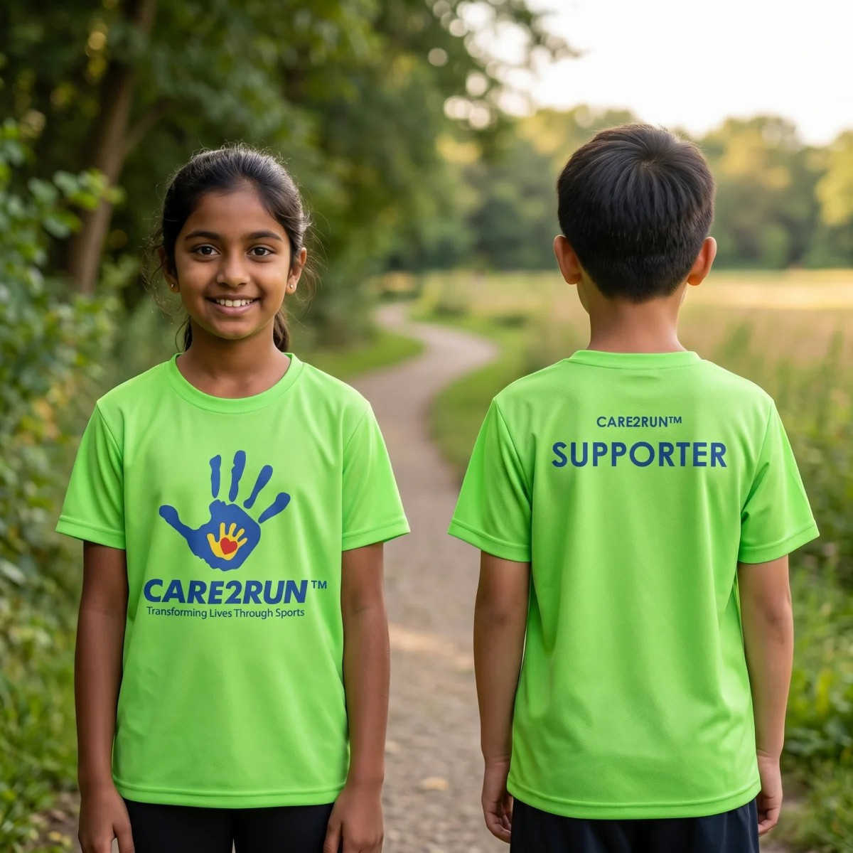 C2R - Supporter Shirt For Kids In Green